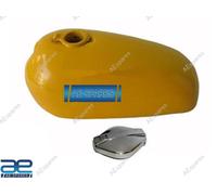 Compatibile Con Norton Hi-Rider Giallo Alluminio Serbatoio Benzina con Tappo