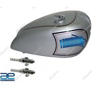 Compatibile Con Norton Modello 18 M18 1937 Argento Benzina Serbatoio +Tappo &