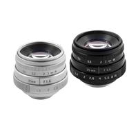 Compatibile con obiettivo Sony E 35mm F1.6 APS-C con messa a fuoco manuale Mini Prime e anello C EOS 1 C-FX NEX Micro 4/3(Black,XF)