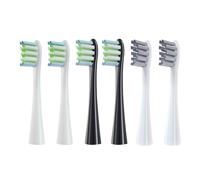 Compatibile con Oclean, testine for spazzolino elettrico sostituibili for X/X PRO/ Z1/ F1/One/Air 2/SE ugelli con setole morbide DuPont(10pcs Black)
