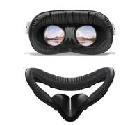 Compatibile con Oculus Quest 2 Face Pad di ricambio - Staffa per interfaccia viso VR con naso che blocca la luce, fori traspiranti VR in pelle cuscino protettivo per accessori Meta Quest 2