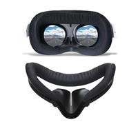 Compatibile con Oculus Quest 2 Face Pad Ricambio - Staffa per interfaccia viso VR con naso che blocca la luce, cuscinetto protettivo in schiuma traspirante per Meta Quest 2, comodo cuscino per il viso