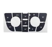 Compatibile con Opel per Astra J adesivo per pulsante radio decalcomanie per riparazione cruscotto pannello di controllo del clima CD MP3 Interni automobilistici(StyleA)