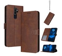 Compatibile con Oppo A11X Custodia protettiva,Compatibile con Oppo A9 2020 CPH1937 CPH1939 CPH1941 / A5 2020 CPH1931 CPH1959 CPH1933 CPH1935 CPH1943 Custodia in Pelle Case Cover Brown