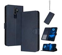 Compatibile con Oppo A11X Custodia protettiva,Compatibile con Oppo A9 2020 CPH1937 CPH1939 CPH1941 / A5 2020 CPH1931 CPH1959 CPH1933 CPH1935 CPH1943 Custodia in Pelle Case Cover Blue