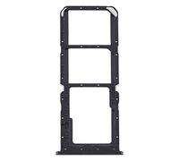 Compatibile con OPPO A32 / A53 4G / A33 2020 / A53s / A11s PDVM00 Carrello Vassoio tray porta scheda Sim 1+ SIM 2 + Supporto SLOT SLITTA Alloggio Memoria Micro Sd CARD (Nero)
