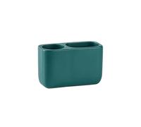 Compatibile con Oral-B, compatibile con Sonicare, portaspazzolino elettrico e organizer con scatola portaoggetti for il bagno, 5 scomparti(Pure-Green)