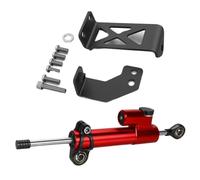 Compatibile con Pan per America 1250 per RA1250S per RA1250 Kit Stabilizzatore Manubrio Regolabile per Ammortizzatore Sterzo per Motocicletta Ammortizzatore sterzo(Red)