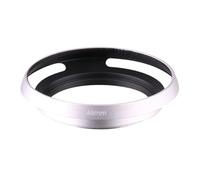 Compatibile con paraluce a vite ventilato sottile argento Sony da 46 mm | La sottile struttura metallica con fessure d'aria laterali blocca la luce diffusa for le riprese all'aperto