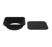 Compatibile con paraluce Sony FE 35 55 mm ZA | Paralume quadrato in metallo, dotato di cappuccio protettivo, adatto for obiettivi ZA Prime