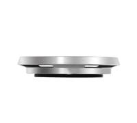 Compatibile con paraluce universale in metallo grandangolare, paraluce multi-misura avvitabile da 37 a 67 mm for fotocamere(52mm,Silver)