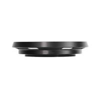 Compatibile con paraluce universale in metallo grandangolare, paraluce multi-misura avvitabile da 37 a 67 mm for fotocamere(49 mm,Black)