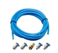 Compatibile con parti della stampante 3D ID 2 mm diametro esterno 4 tubo clonato 2/5 M estrusore 1,75 + 5 pezzi raccordo rapido + PC4 01(Blue PTFE,5M 10PCS)