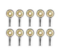 Compatibile Con Parti Di Barche RC 10 Pezzi M2 KIT Giunto Sferico In Metallo Per Testa Universale Fibbia Sterzo Asta Tirante Bielle RC Parti Auto(Silver)