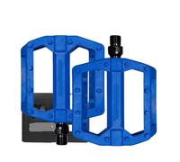 Compatibile con pedali for bici da strada Pedali cuscinetti Bicicletta pieghevole antiscivolo a scatto fisso Nylon resistente all'acqua Parte discesa 14mm(Blue)