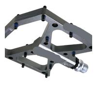 Compatibile con pedali MTB CNC a 3 cuscinetti | Alluminio ultraleggero, cuscinetti sigillati, piatto antiscivolo for MTB/strada
