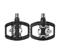 Compatibile con pedali MTB ROCKBROS 2 in 1, piattaforma for tacchette piatte Half Lock, pedali antipolvere in nylon antiscivolo for Shimano