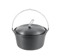 Compatibile con pentola a vapore for esterni, zuppa da picnic di grande capacità, a e bollitura portatile campeggio, 4,5 l(Hanging style)
