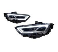 Compatibile Con Per A3 Faro 2013 2014 2015 2016 2017 2018 2019 A3 8V Lente Proiettore Faro DRL Anteriore Accessori Automobilistici 2 Pezzi