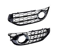 Compatibile Con Per A4 B8 .5 2009 2010 2011 2012 2013 2014 2015 Copertura A Nido D'ape Per Paraurti Anteriore Fendinebbia OEM: 8K0807681J Griglia fendinebbia anteriore(Chrome)