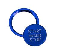 Compatibile Con Per A6 B8 A6L Q5 8R A4 C7 B9 A7 BT Adesivo Per Pulsante Di Avviamento E Arresto Del Motore Interno Dell'auto Adesivi Auto(Blu)