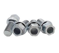 Compatibile Con Per Arteon 2017 Per Beetle 1998-2010 Borchie Ruota Per Auto 4 Pezzi 28mm Ruota Per Set Bulloni Dado Mozzo Pneumatico WHT002437