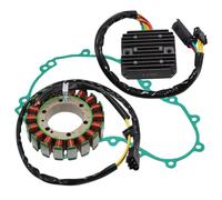 Compatibile Con Per F800GS 2006-2018 Per F800R 2005-2019 Guarnizione Per Moto Coperchio Generatore E Bobina Statore E Set Regolatore Raddrizzatore 12318524422 Motocicletta Statore bobine
