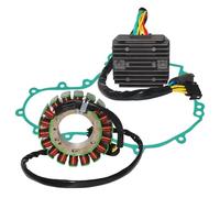 Compatibile Con Per F800GT Per F800GS Per Adventure Guarnizione Per Moto Coperchio Generatore E Bobina Statore E Set Regolatore Raddrizzatore 12318524422 Motocicletta Statore bobine