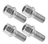 Compatibile con Per Fox 2003-2011 Per Caddy 2004-2015 4x bulloni ruota auto dadi ruota M14x1.5 28mm OE WHT002437 431601139A Bulloni Ruota