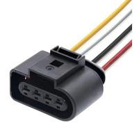 Compatibile Con Per Golf Per Passat 4 Pin Connettore Automobilistico Bobina Di Accensione Cablaggio Spina Parti Di Ricambio 8K0973724 Spina Cablaggio Accensione(Size1)