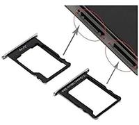 Compatibile con per HUAWEI P8 LITE Ricambio Vassoio alloggio slitta Micro Sd +porta nano scheda Sim NERO