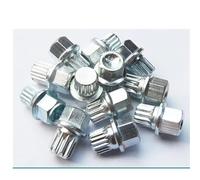 Compatibile Con Per Il Golf Per Jetta Auto Ruota Borchie Ruota Per Bullone Dado Bloccaggio Chiave Adattatore Set Hub Per Bullone Dado Pneumatico 8D0601139F(21 Teeth)