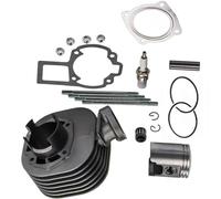 Compatibile con per KFX80 2003 2004 2005 2006 Kit Cilindro Pistone Fasce Guarnizioni Perno Kit estremità Superiore Kit Pistone Motore 11210-40B01 Gruppo Anelli pistone