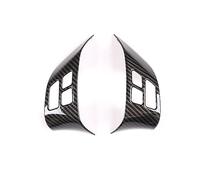 Compatibile con per la serie 3 per E90 2005 2006 2007 2008 2009 2010 2011 2012 Car Styling Volante Pulsante Cover Trim Frame Sticker Pulsante Adesivi