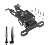 Compatibile Con Per MT-07 Per Tracer 2016 2017 2018 2019 2020 2021 Accessori Per Moto Porta Targa Laterale Per Moto Targa Staffa Regolabile(Light and Holder BK)