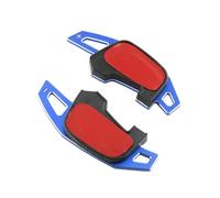 Compatibile con per Passat per Scirocco per Polo R32 Parti Interne per Auto Volante Paddles Estensione Cambio Estensione Cambio Estensioni al Volante(C Blue)