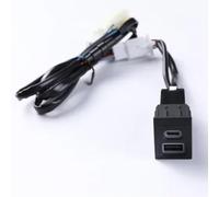 Compatibile Con Per Polo 2004-2009 Dual USB PD QC3.0 12V Presa Accendisigari Veloce Caricabatterie Impermeabile Di Ricambio Ad Alta Velocità Presa USB ausiliaria
