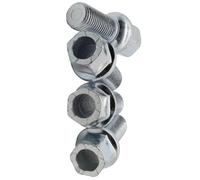 Compatibile Con Per Polo 9N 2002-2009 Per Golf Plus 2005-2008 Borchie Ruota Per Auto 4 Pezzi 28 Mm Bulloni Ruota Mozzo Dado E Capocorda Set