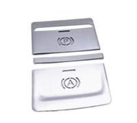 Compatibile Con Per Q3 2019-2023 La Decorazione Pulsante Freno A Mano Elettronico Parcheggio Con Adesivo Glitterator La Copertura Protettiva In Alluminio Freno A Mano Pulsante(Silver)