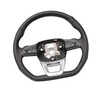 Compatibile Con Per Q5 Per S RS Logo Semi-perforato Filo Bianco Multi-Funzione Volante Assemblaggio Volante Sportivo Da Corsa Accessori Per Auto Volanti sportivi