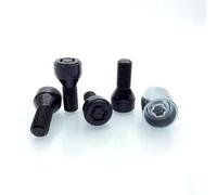 Compatibile Con Per Serie 7 2008 2009 2010 2011 2012 2013 M14x1.25 Bullone Ruota In Acciaio Nero Rotondo Bullone Ruota Vite Per Pneumatici Bulloni Per Pneumatici Auto Colonnette Bulloni cerchio