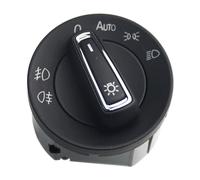 Compatibile con per Touran L 2016 per Golf MK7 2013 2014 2015 2016 Chrome Auto Faro Interruttore Testa della Luce della Lampada della Nebbia 5GG 941 431 Interruttore del Faro Dell'Auto(MQB)
