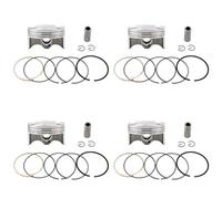 Compatibile Con Per YZF-R6 2008 2009 2010 2011 2012 2013 2014 2015 2016 2017 13S-11631-00-00 2C0-11633-00-00 Kit Fasce Elastiche 4 Pezzi Parti Motore Pistone Cilindro Motore