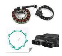 Compatibile con per ZX600 per Ninja 600 per ZX6R per ZX-6R 2009-2017 Regolatore Raddrizzatore Magneto Statore Bobina Guarnizione 21003-0083 Bobina Statore Magnetico(1 Set)
