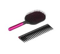 Compatibile con pettine a denti larghi districante ad aria for parrucchiere, rastrello for capelli, 2 pezzi