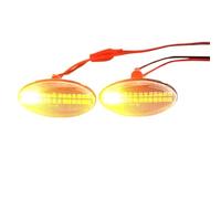 Compatibile Con Peugeot 206 2000-2004 2005 2006 Per Traveller 2016 2018 Luce Di Posizione Laterale Indicatore Direzione Lampeggiante laterali luci di segnalazione(For Dynamic Crystal)
