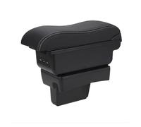 Compatibile Con Peugeot 307 2001-2008 Bracciolo Box Accessori Per Auto Auto Storage Aumenta I Dettagli Degli Interni(B2 black line 3USB)