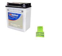 COMPATIBILE CON PEUGEOT Geopolis 250 da anno 2006 al 2008 BATTERIA YB12AL-A2 TECNIUM BB12AL-A2 BATTERIE 12 AMPERE 12 VOLT FORNITA COMPLETA PER L'UTILIZZO 134X80X160MM