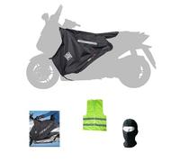 COMPATIBILE CON PEUGEOT KISBEE COPRIGAMBE R151-X TERMOSCUDO TUCANO URBANO COPERTA TERMICA IMPERMEABILE INTERNO IN ECO PELLICCIA SPECIFICO PER SCOOTER