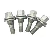 Compatibile Con Peugeot Per 207CC 2008 2009 2010 2011 2012 2013 2014 Set Da 1 O 4 Pezzi Di Dadi Per Cerchi In Lega Rondella Conica OEM: 9817024580(4 PCS)